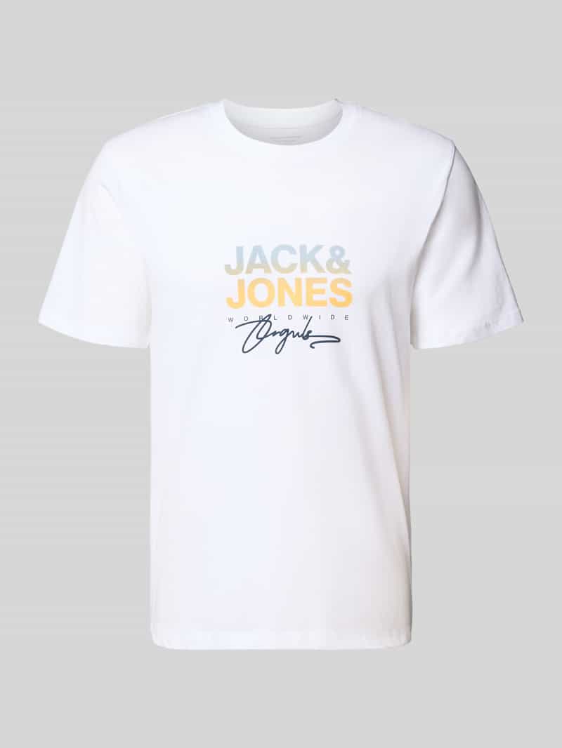 jack & jones T-shirt met labelprint