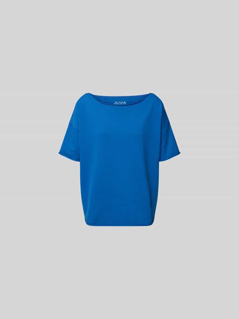 T-shirt met boothals