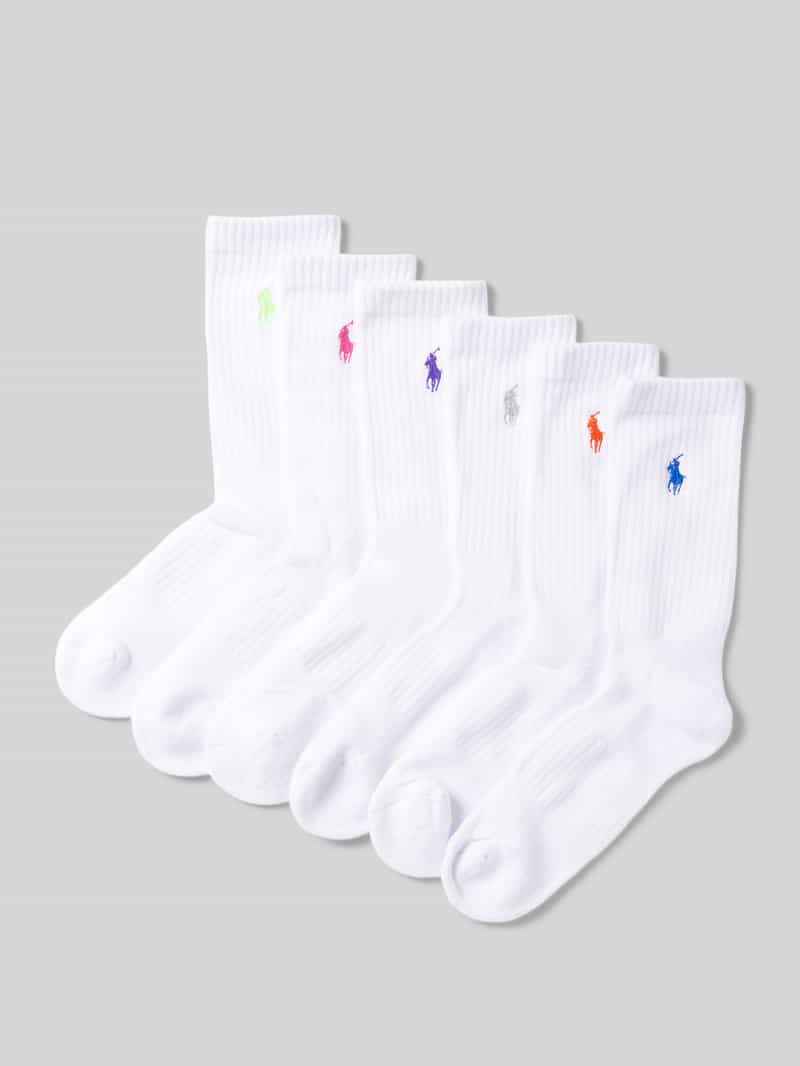 Polo Ralph Lauren Sokken met ribboordjes in een set van 6 paar