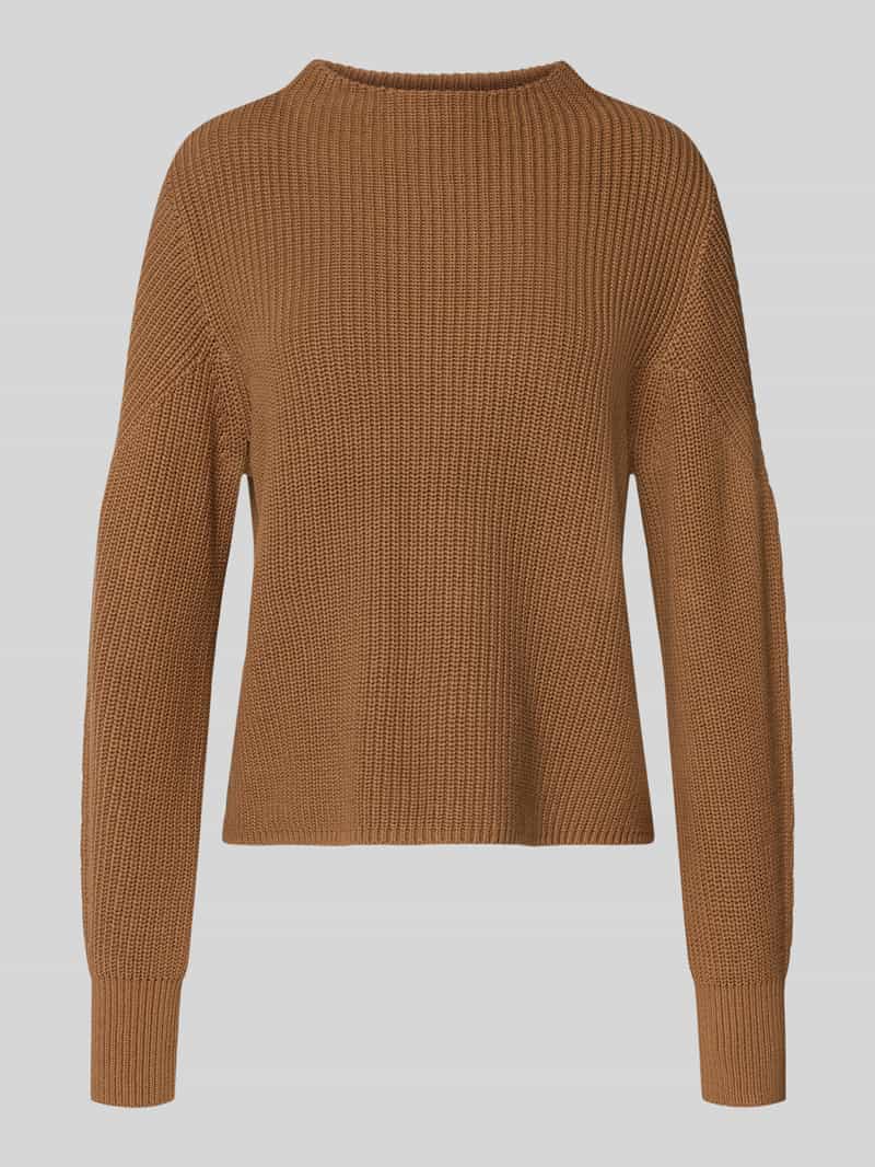 Opus Gebreide pullover met opstaande kraag model 'Pontelle'