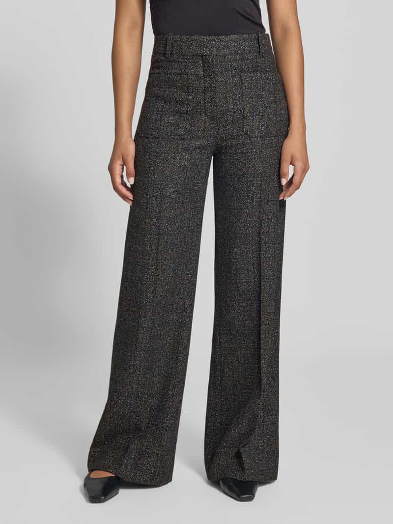 Victoria Beckham High waist zakelijke broek met bandplooien