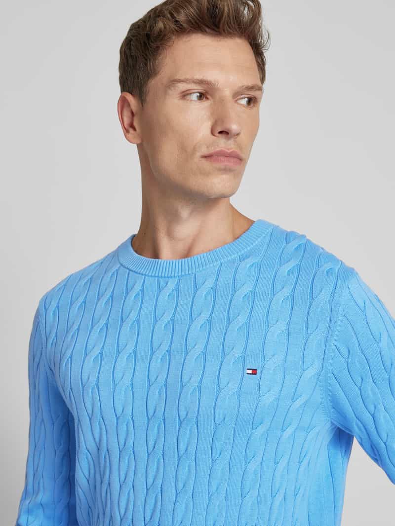 Tommy Hilfiger Gebreide pullover met kabelpatroon