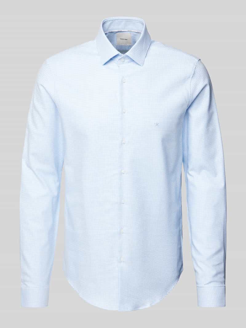 CK Calvin Klein Slim fit zakelijk overhemd met kentkraag model 'Bari'