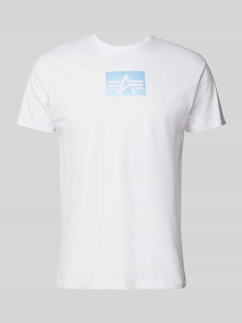 alpha industries T-shirt met labelprint