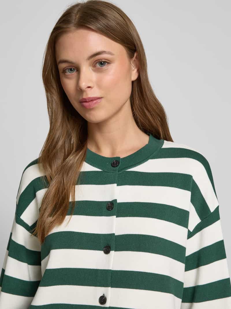 Tom Tailor Relaxed fit gebreid jack van viscosemix