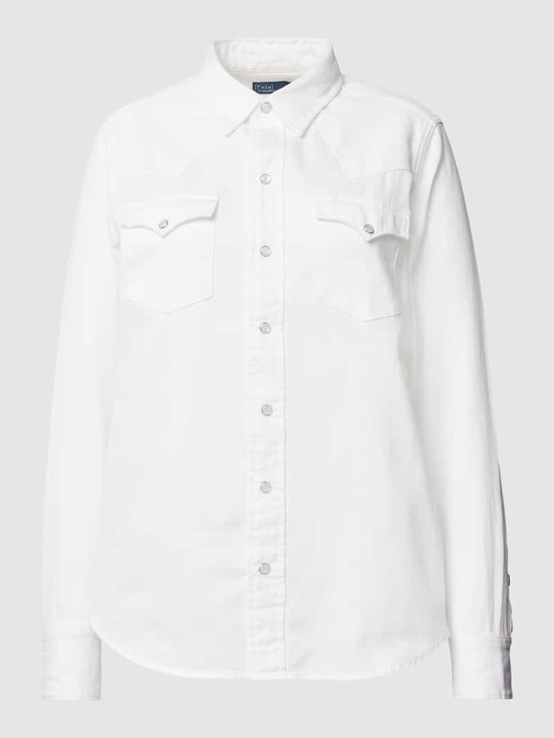 Polo Ralph Lauren Blouseshirt met doorknoopsluiting, model 'ELON'