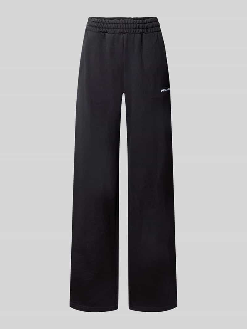 Wide fit sweatpants van katoenmix model 'ANNI'