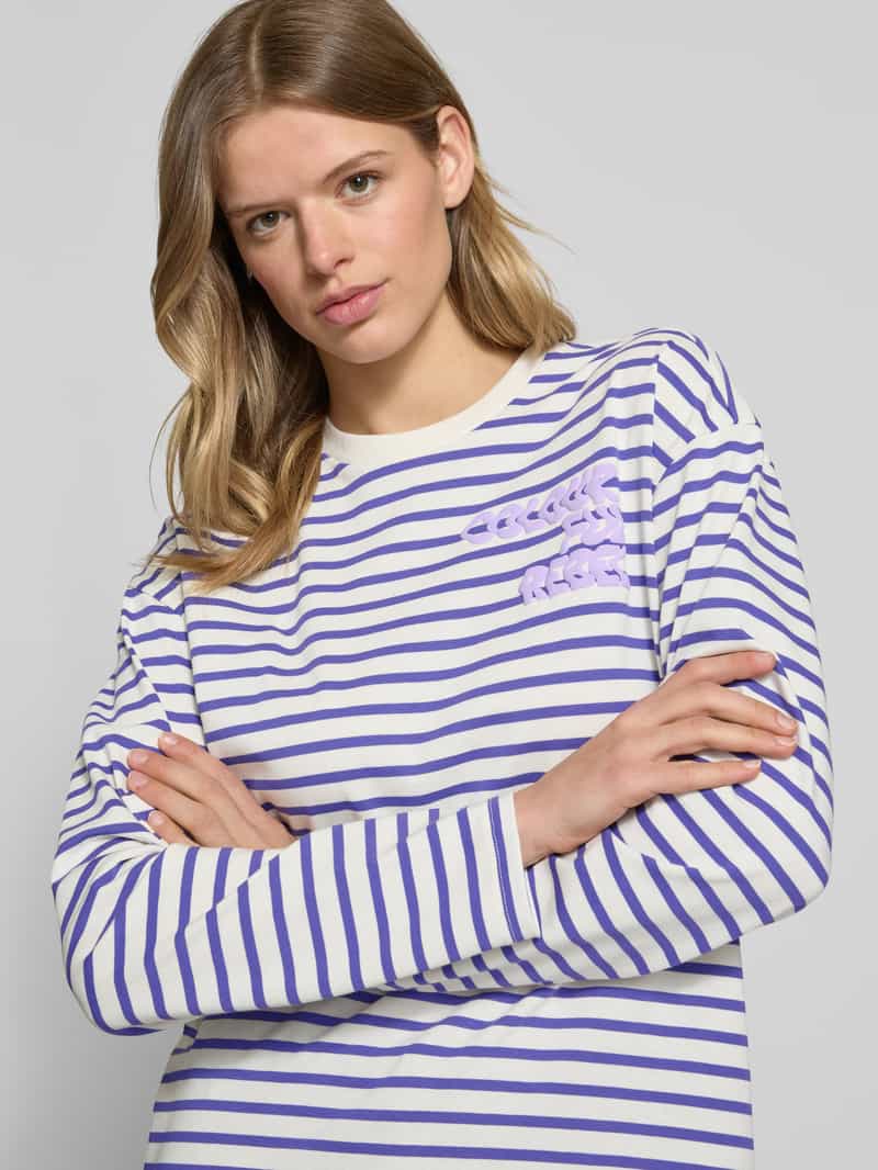 Colourful Rebel Shirt met lange mouwen en labelprint
