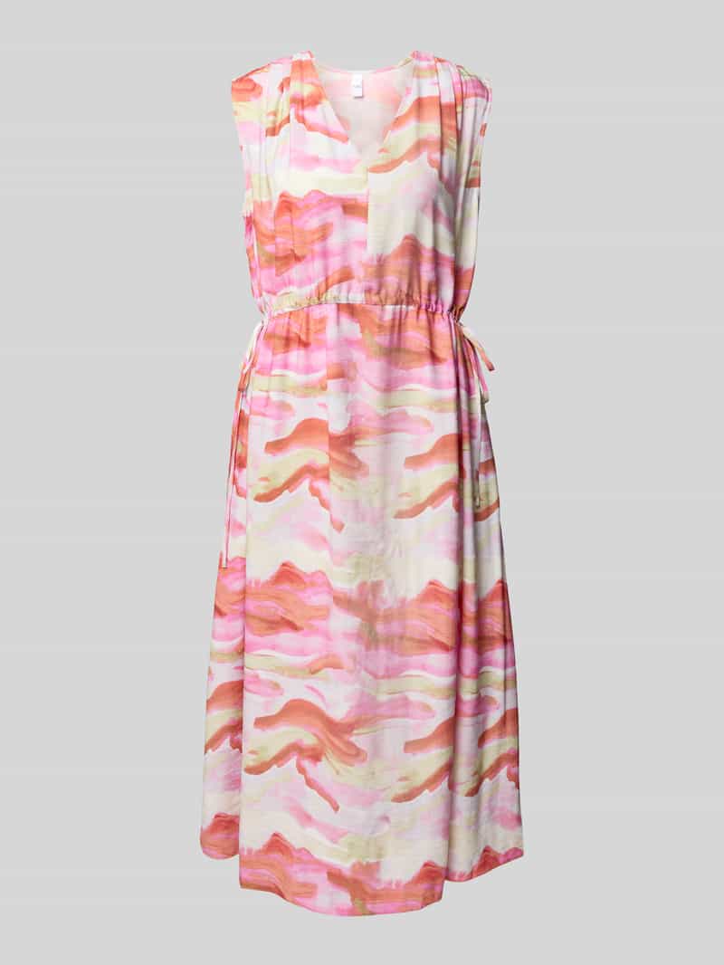 YAS Midi-jurk met V-hals model 'AROLA'