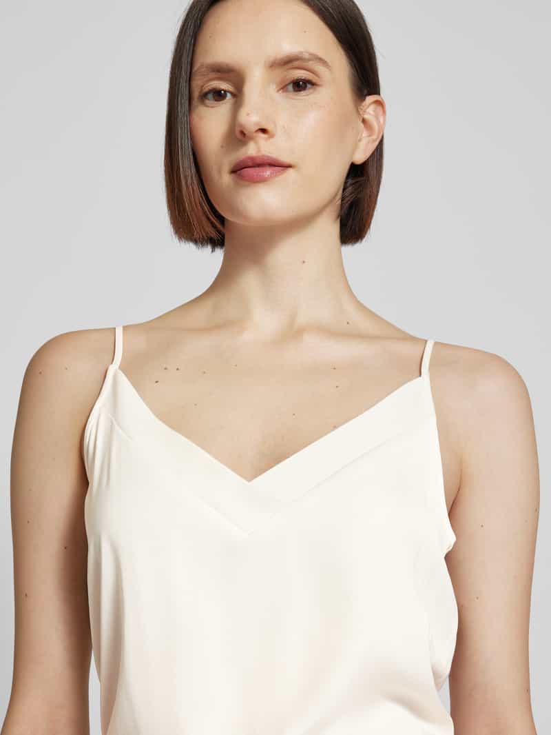 comma Blousetop met V-hals