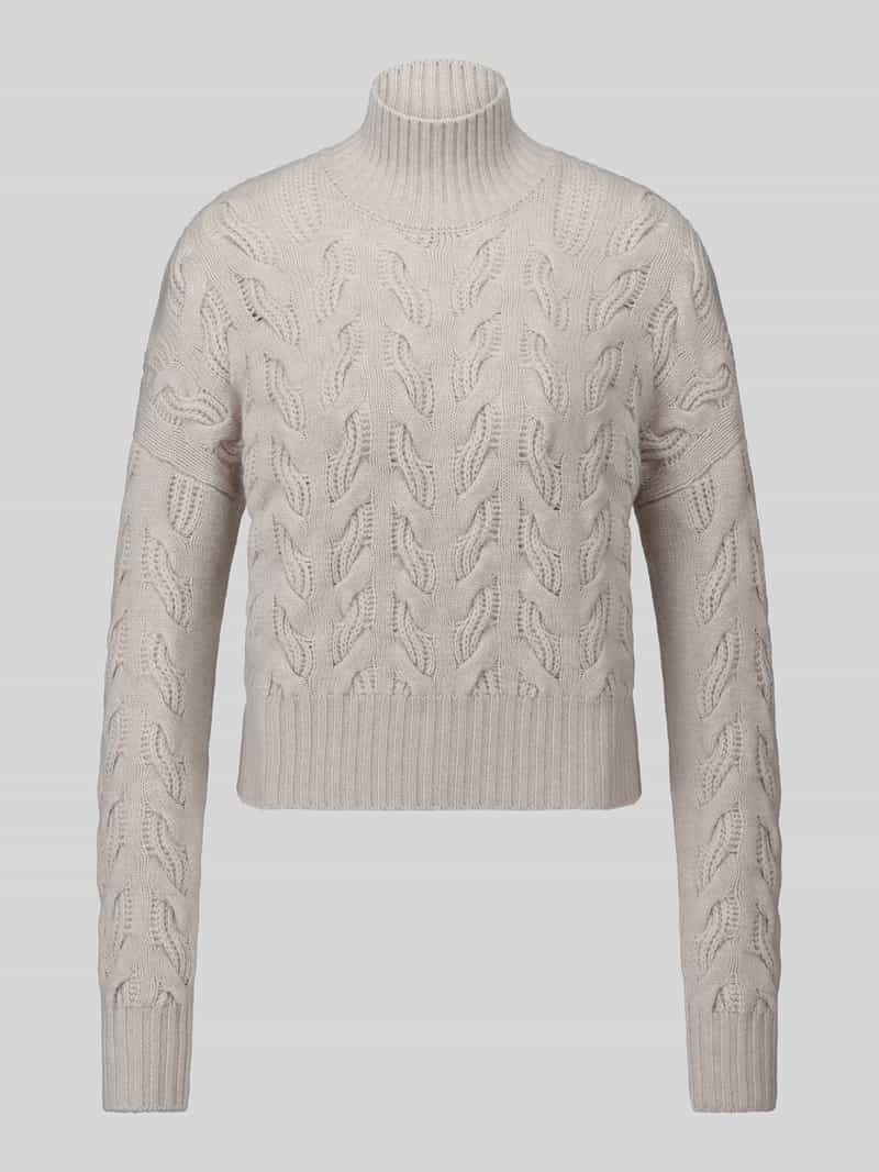 Max Mara Studio Trui van wol kasjmier met kabelpatroon