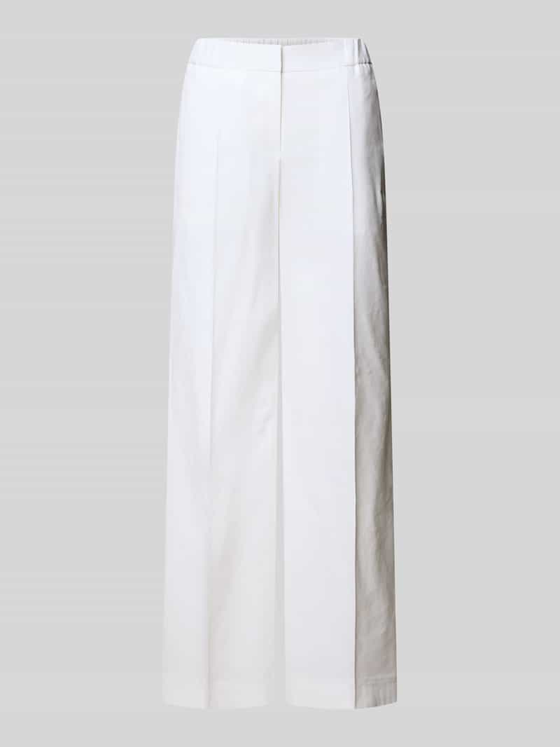 Boss Midirok van linnenmix met elastische band