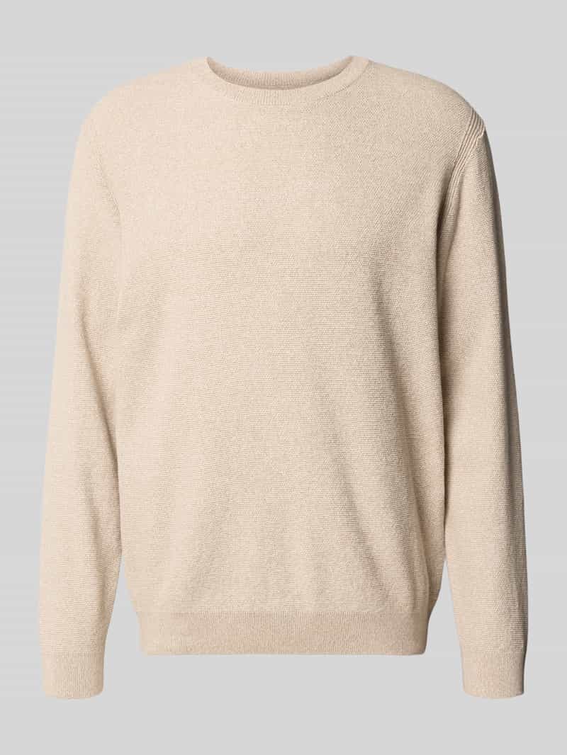 Tom Tailor Regular fit gebreide pullover van zuiver katoen