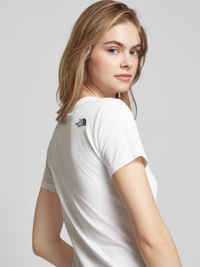 The North Face T-shirt met labelprint