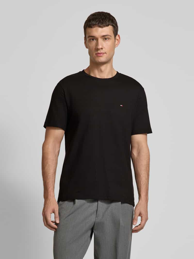 Tommy Hilfiger regular fit T-shirt Essential zwart, foto 6