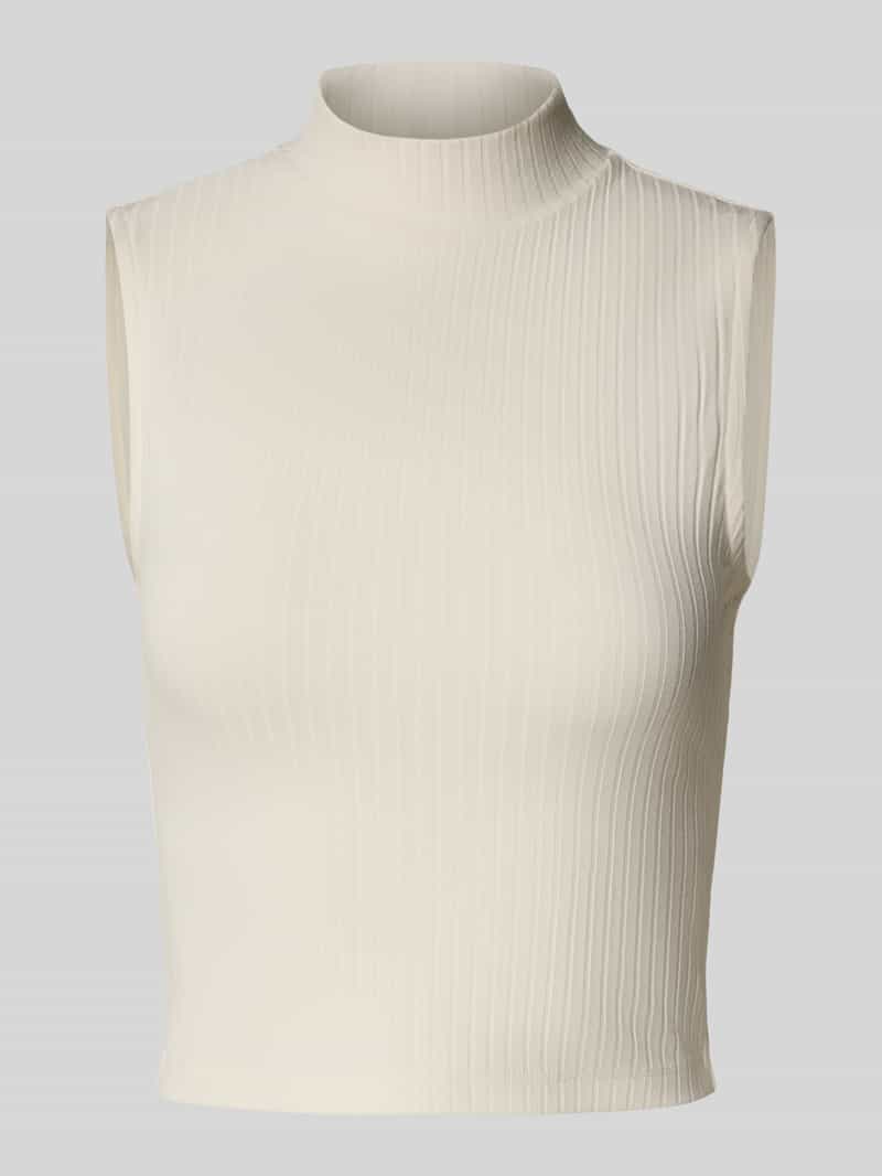 EDITED Korte top met opstaande kraag model 'Kaori'