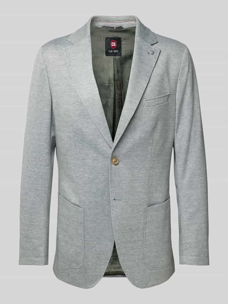 CG Club of Gents Colbert met opgestikte zakken model 'Cuba'