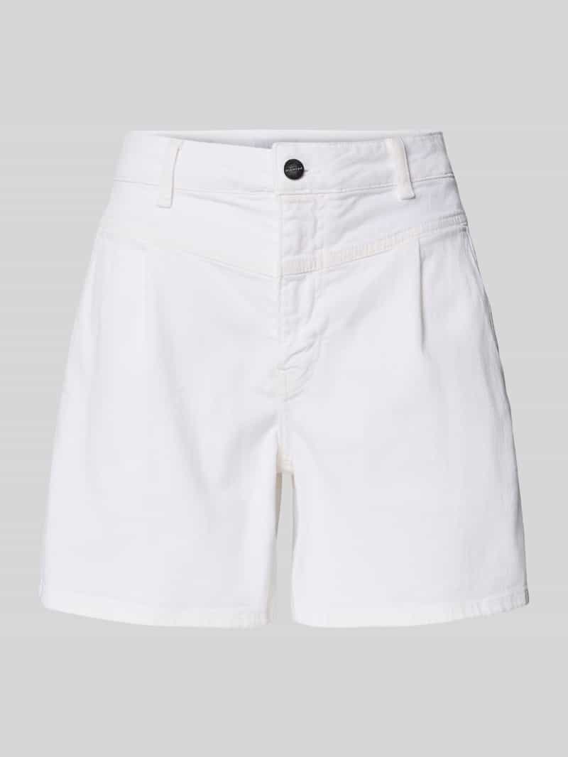Rich & Royal Relaxed fit korte jeans met bandplooien