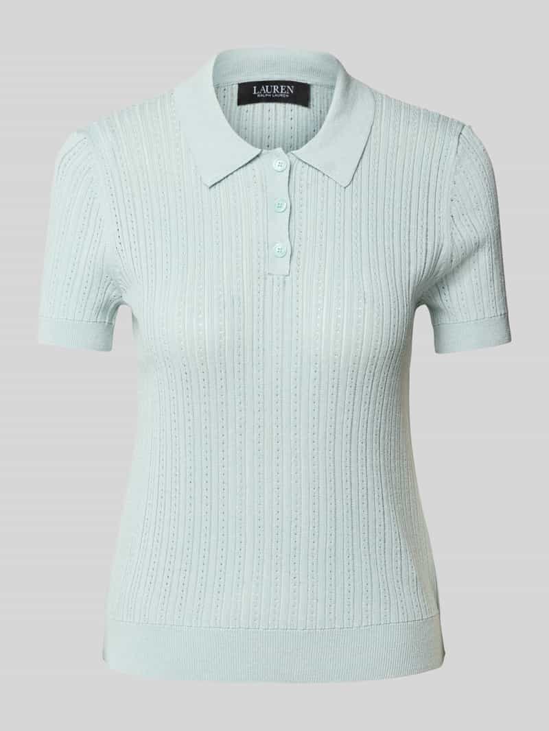 Lauren Ralph Lauren Poloshirt met korte knoopsluiting