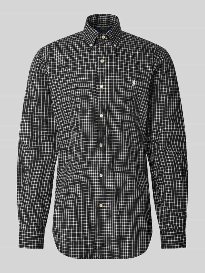 Custom fit vrijetijdsoverhemd van puur katoen