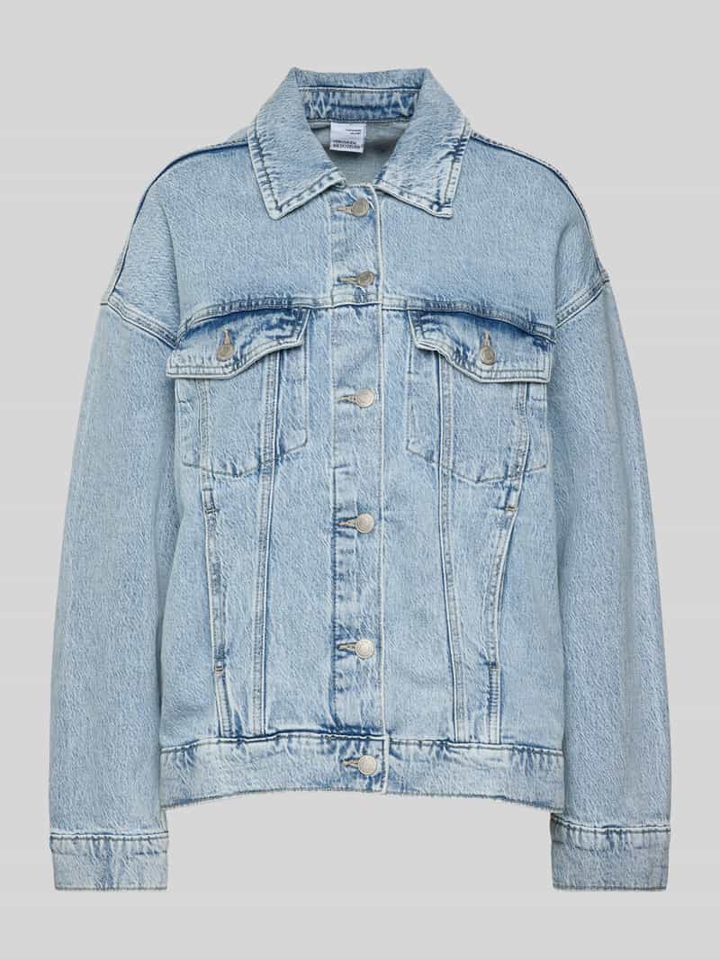 Vero Moda Oversized jeansjack van katoenmix model 'TESSA'