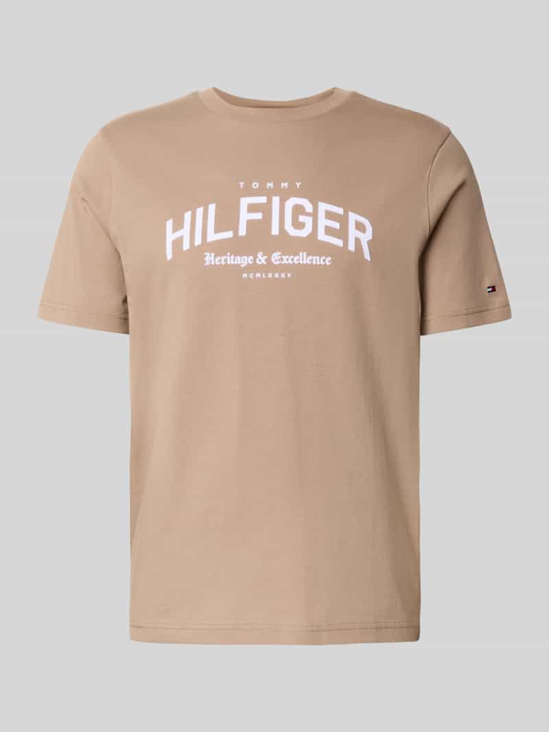 Tommy Hilfiger Regular fit T-shirt van puur katoen