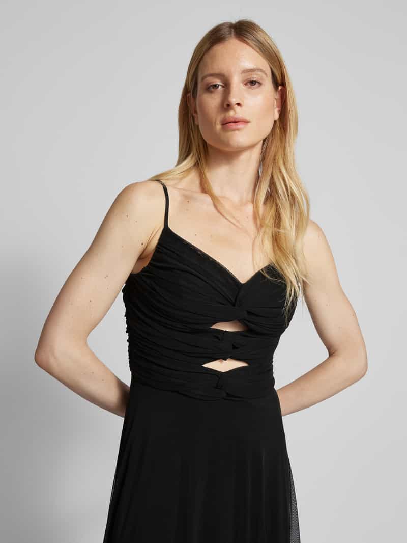 TROYDEN COLLECTION Avondjurk met cut-outs