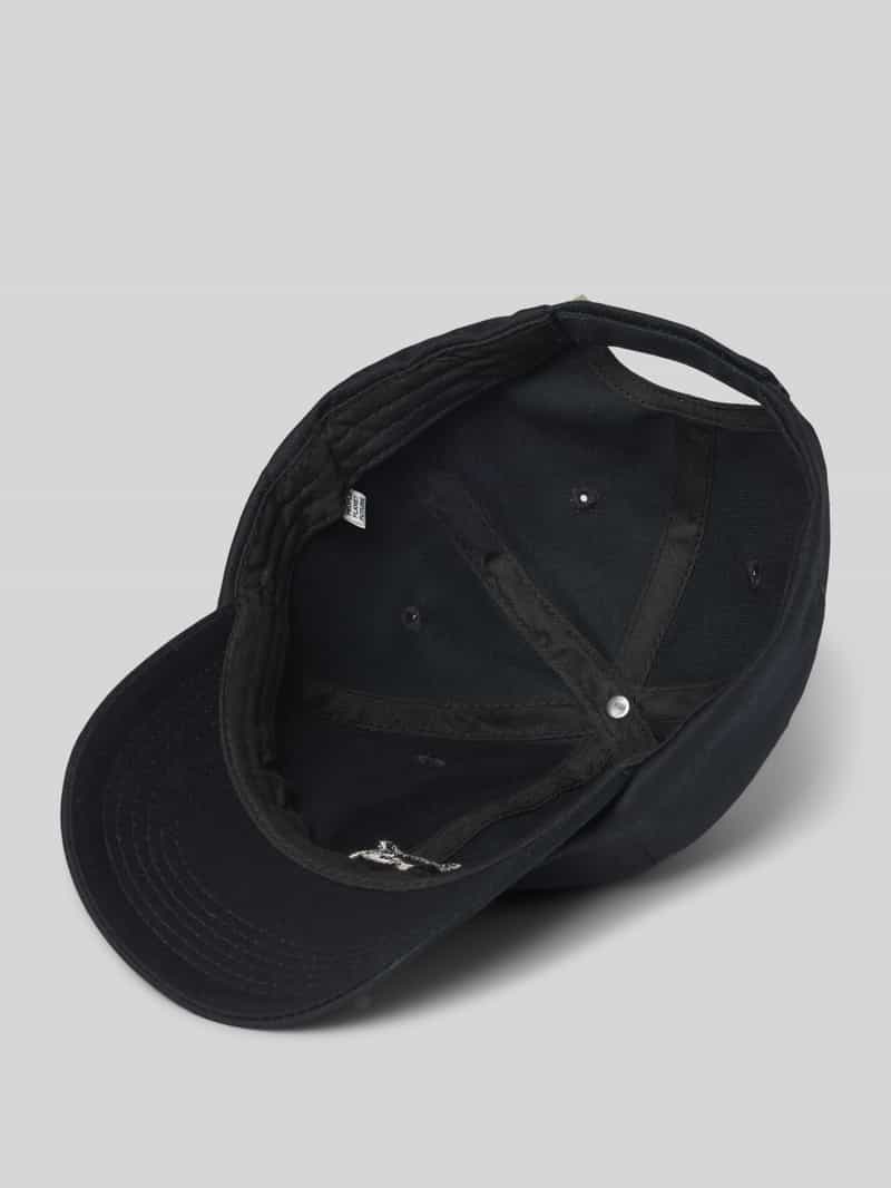 Knowledge Cotton Apparel Baseballpet met motiefstitching