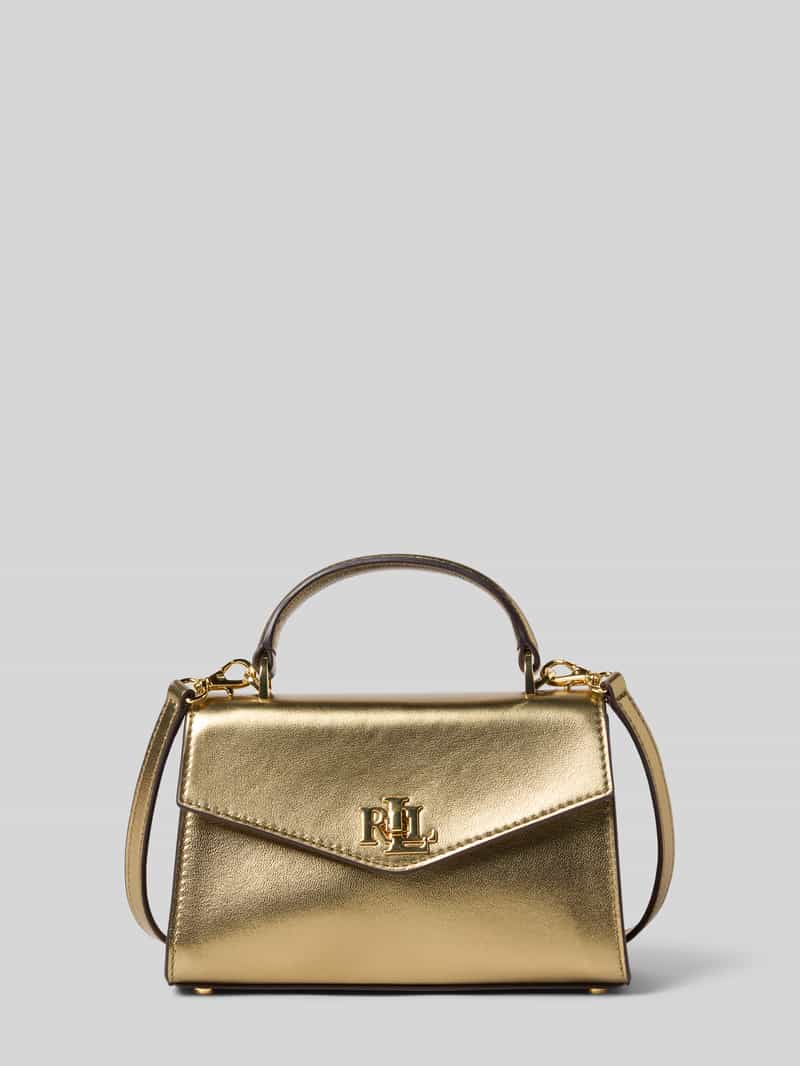Lauren Ralph Lauren Handtas met labelapplicatie en schouderband