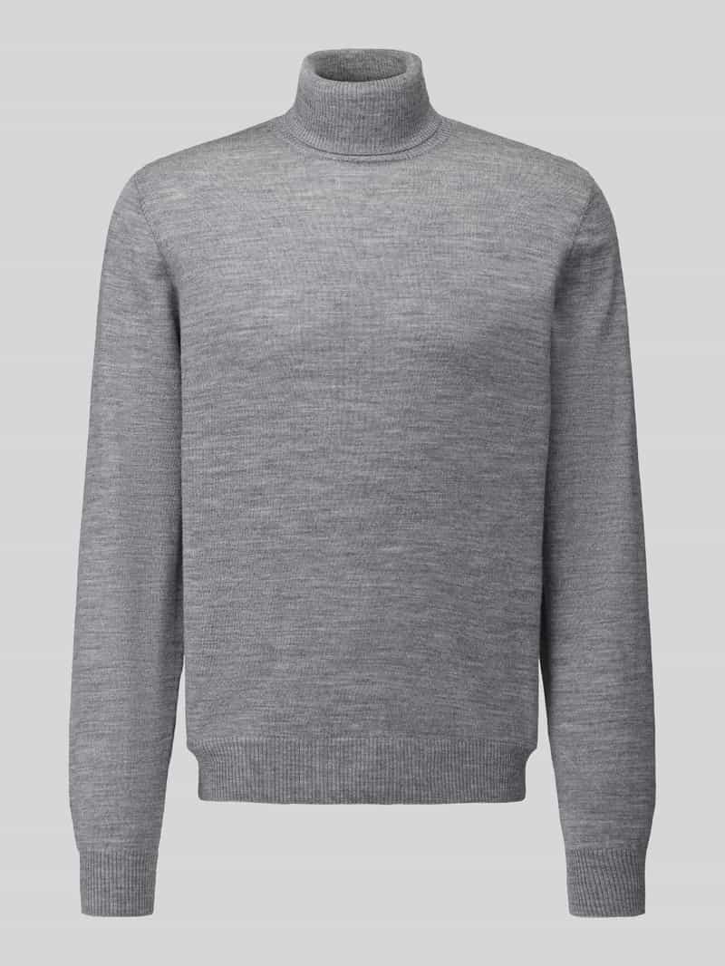 Regular fit coltrui van zuivere wol