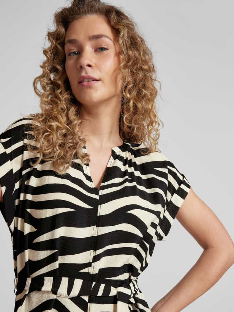 s.Oliver RED LABEL Knielange jurk met strikceintuur