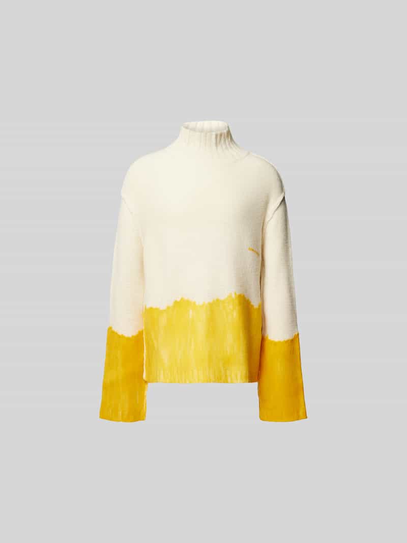 Sweatshirt met opstaande kraag