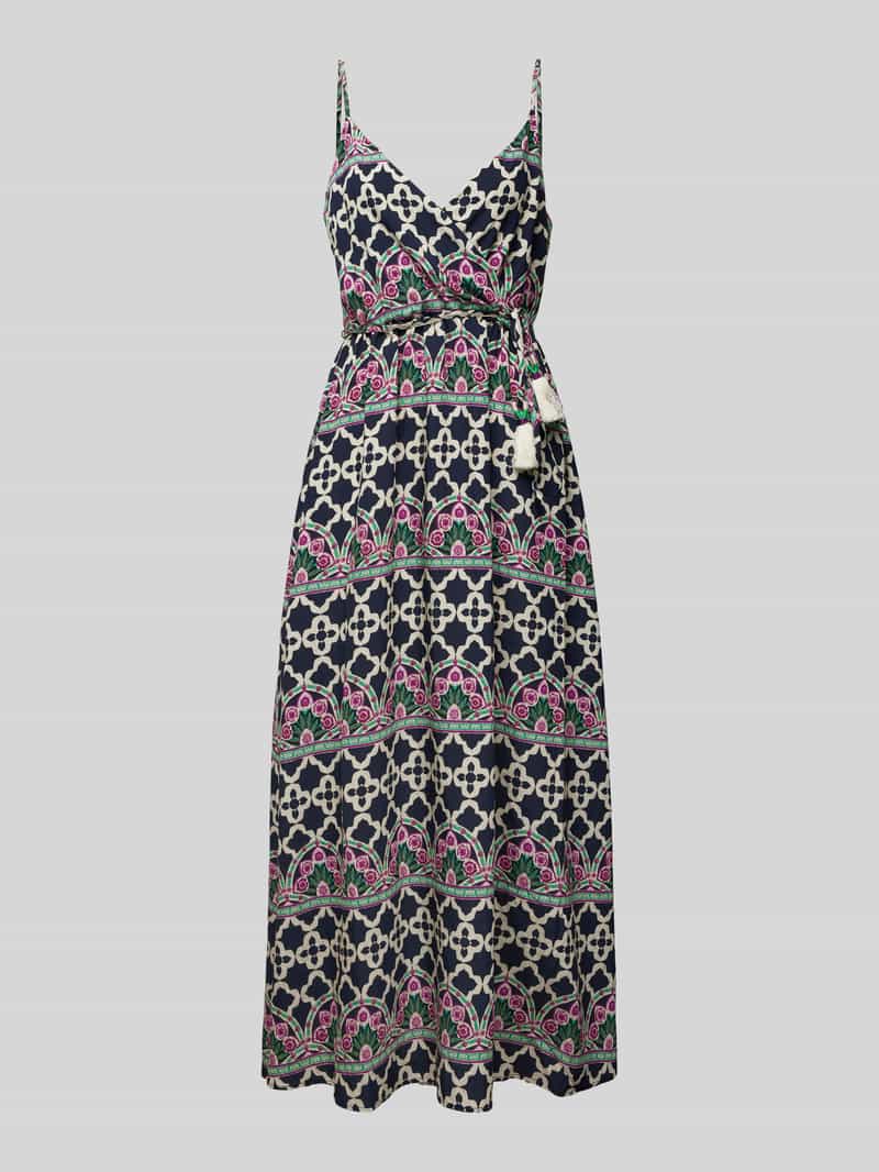 YAS Maxi-jurk in wikkellook