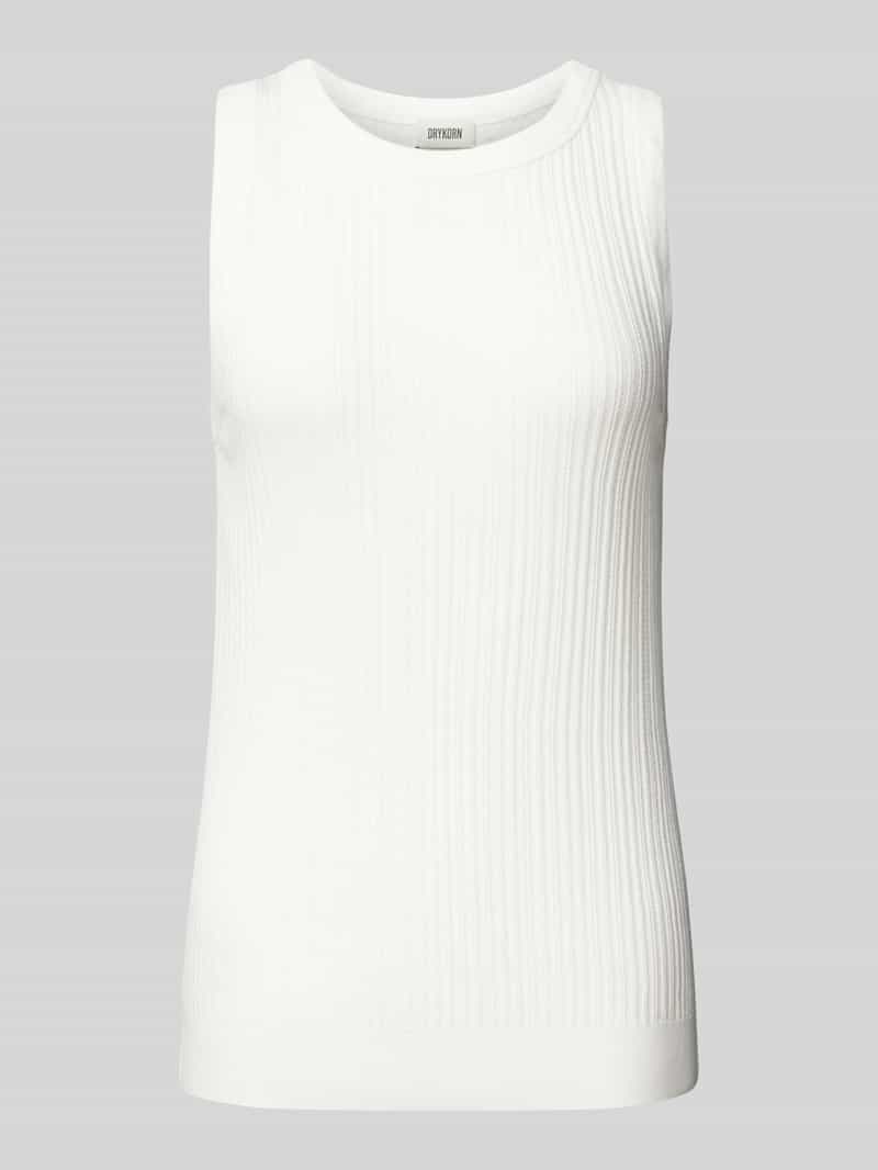 drykorn Top in fijnriblook model 'OLINA'