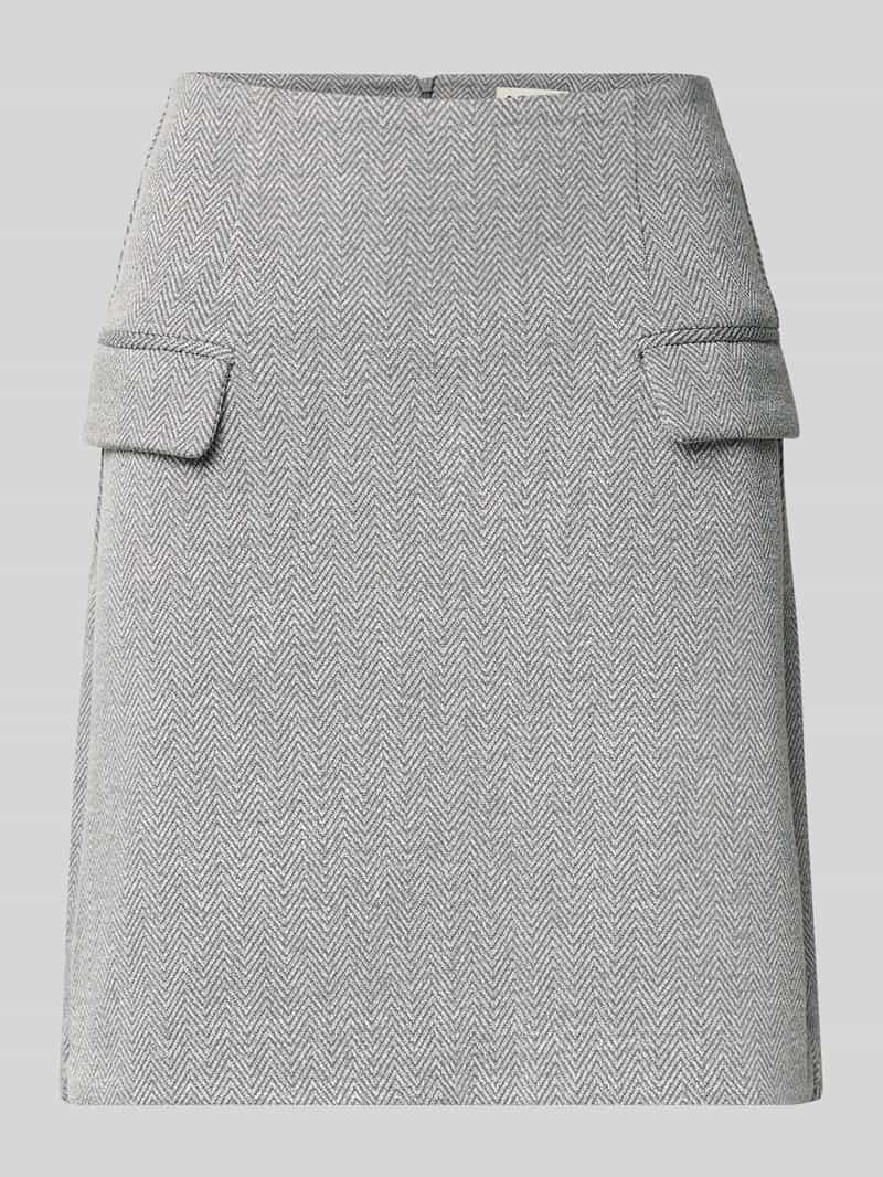 Ichi Minirok met klepzakken model 'KATE JACQUARD'