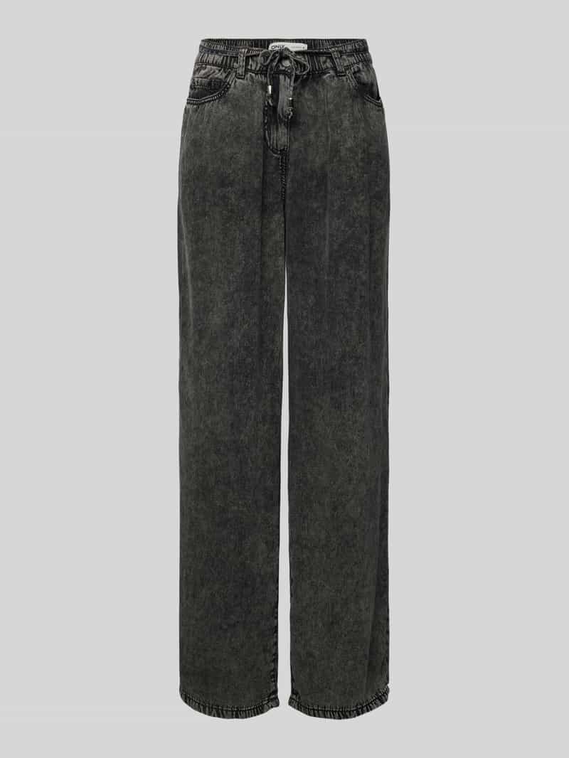 Only Loose fit stoffen broek in jeansstijl model 'KENYA LIFE'