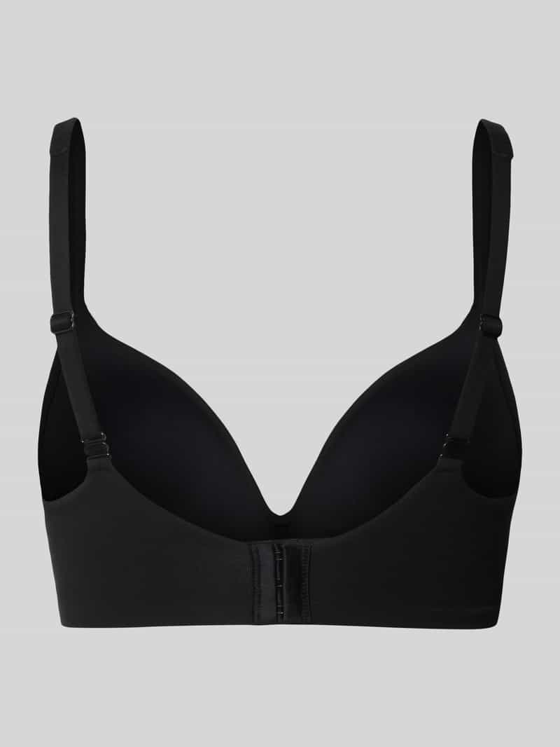 Schiesser Slim fit bh van katoenmix zwart, foto 2