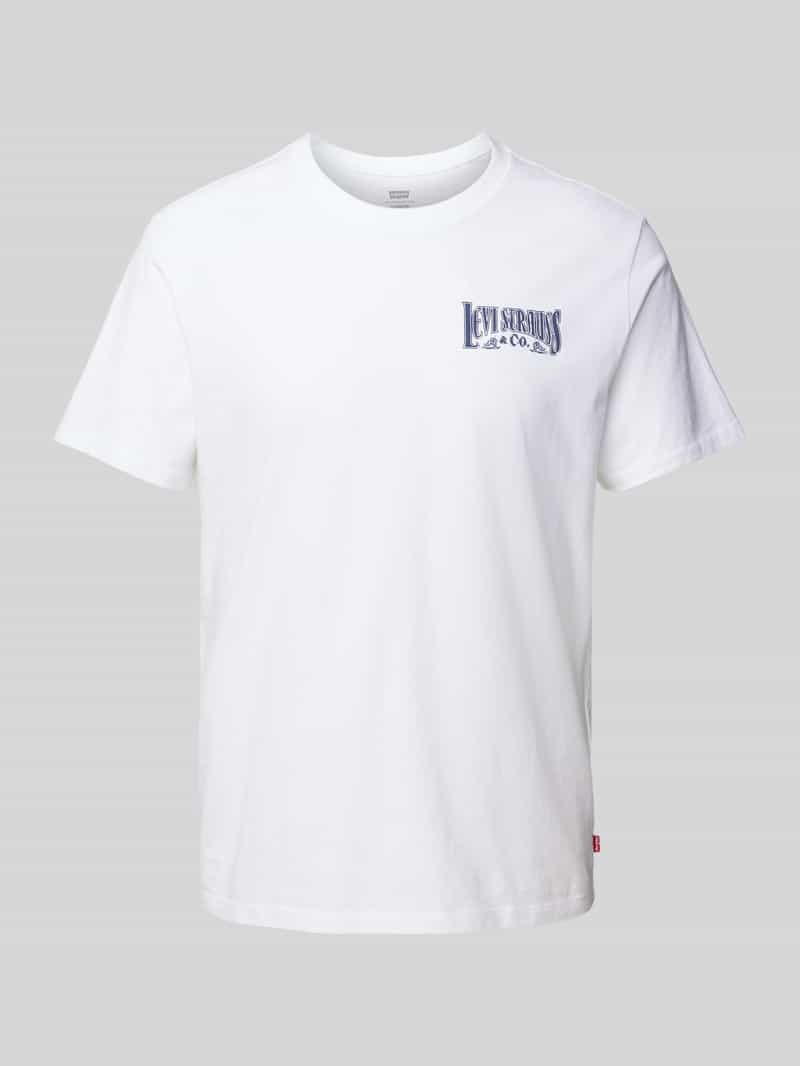 Levi's T-shirt met labelprint
