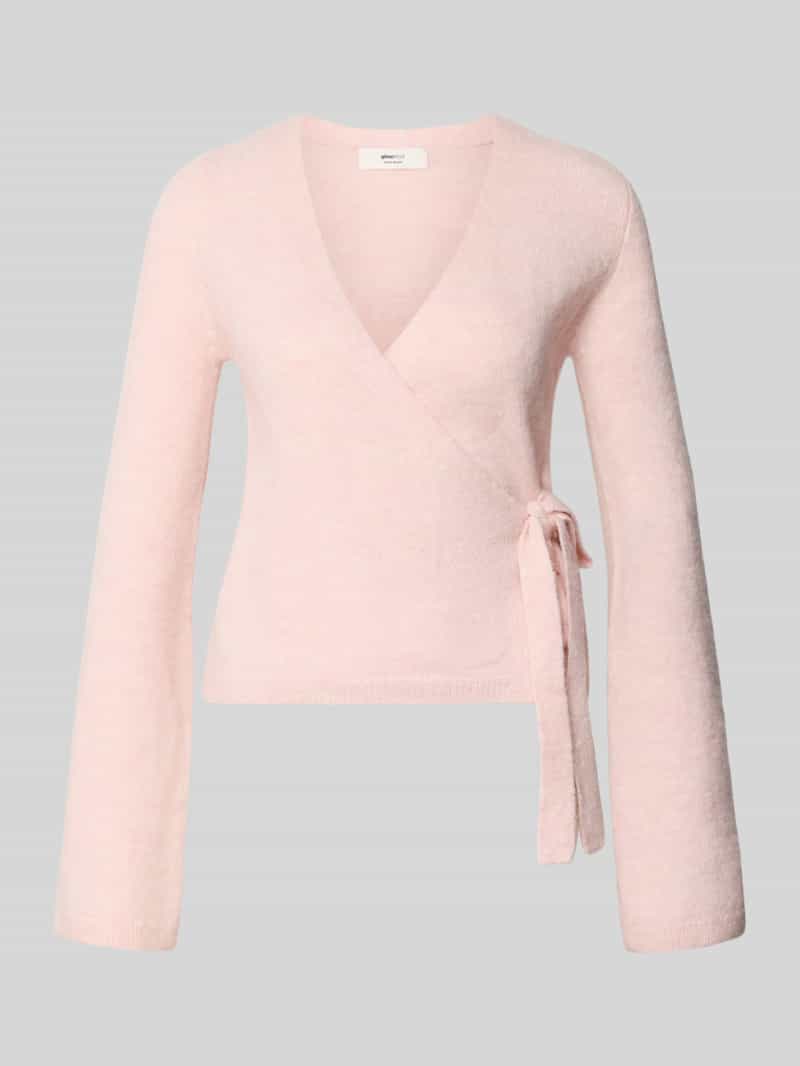 Gina Tricot cardigan in regular fit met wol in wikkellook