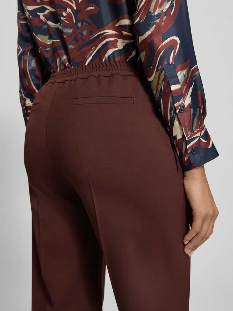 Weekend Max Mara Regular fit broek met scheerwol model 'PETRA'