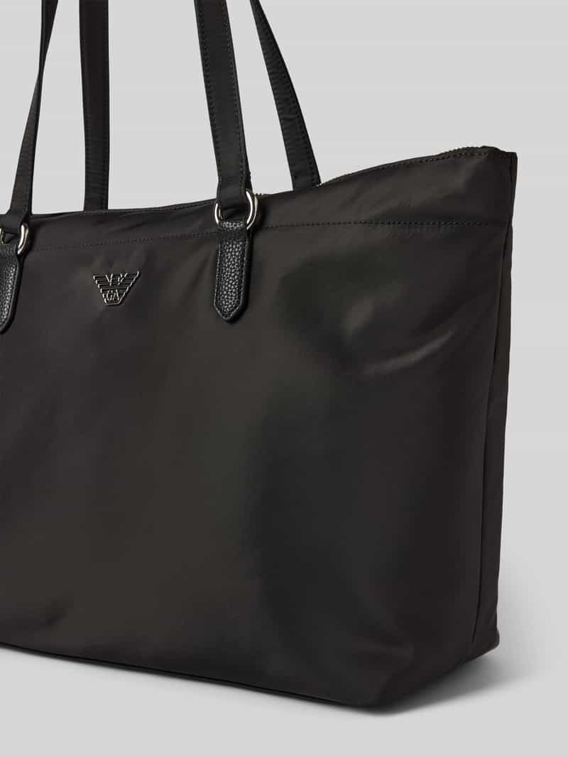 Emporio Armani Handtas met labelapplicatie model 'UTILITY'