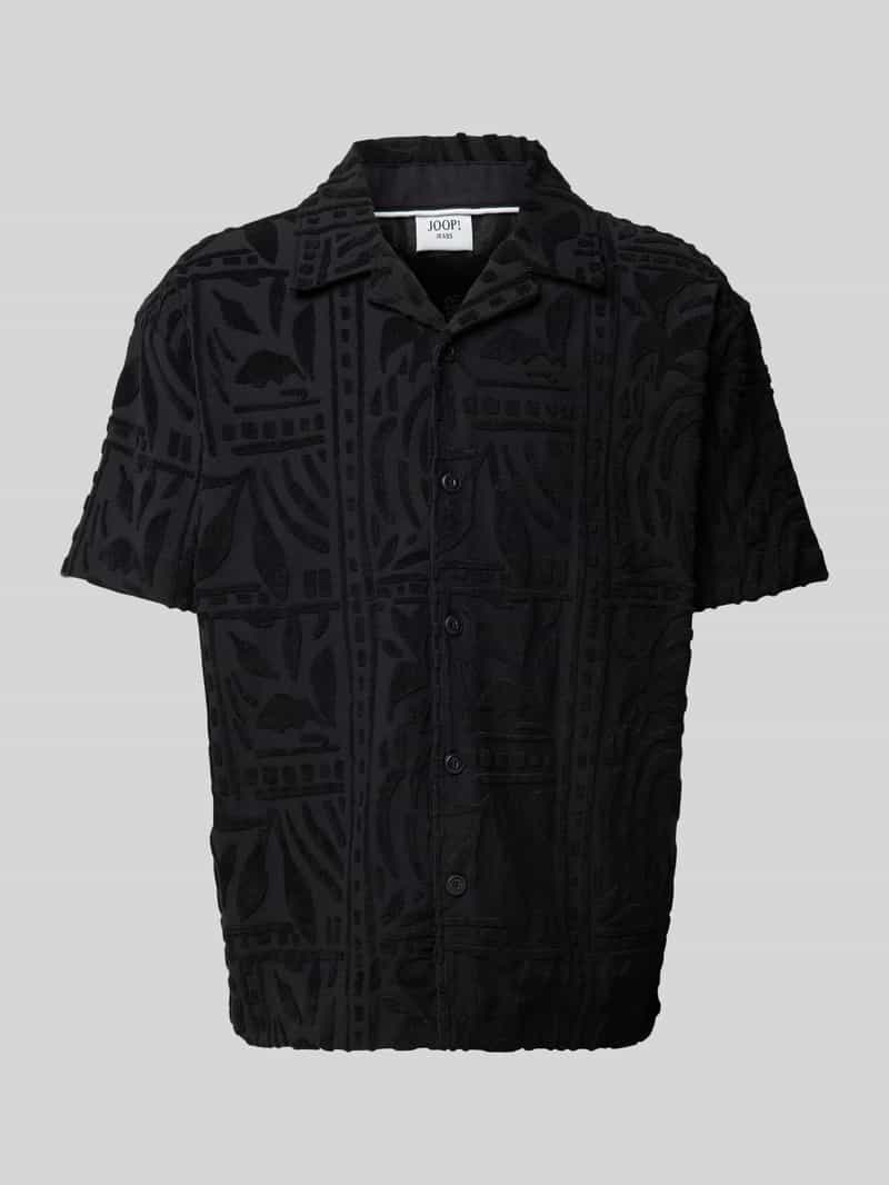 JOOP! JEANS Regular fit vrijetijdsoverhemd met structuurmotief model 'Isidor'