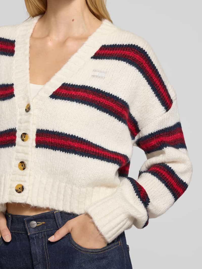 Tommy Jeans Oversized gebreid jack met alpaca