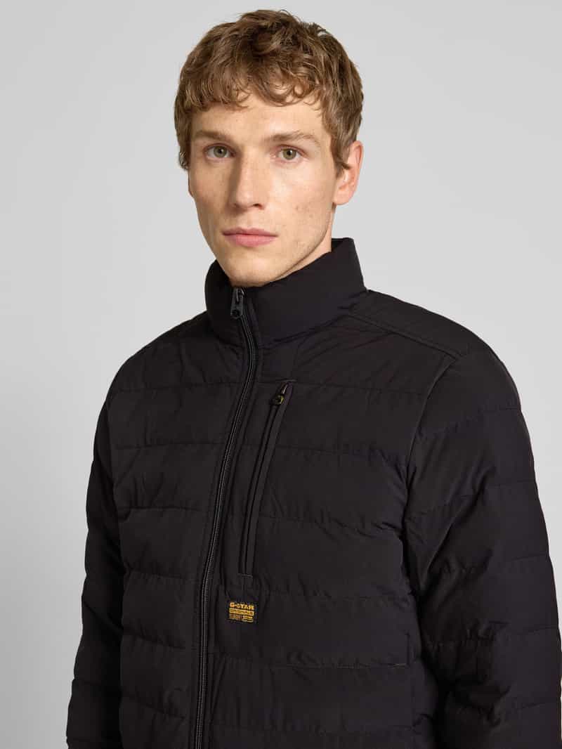 G-Star Raw Gewatteerd jack met labelpatch model 'Foundation