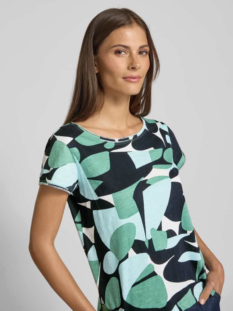 Tom Tailor Regular fit T-shirt van puur katoen