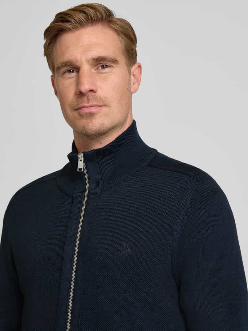 Marc O'Polo Regular fit gebreid jack van puur katoen