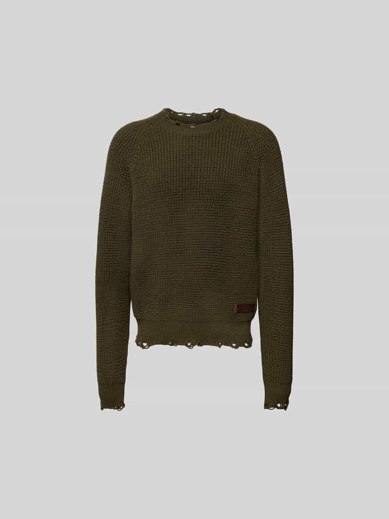 Pullover met labeldetail