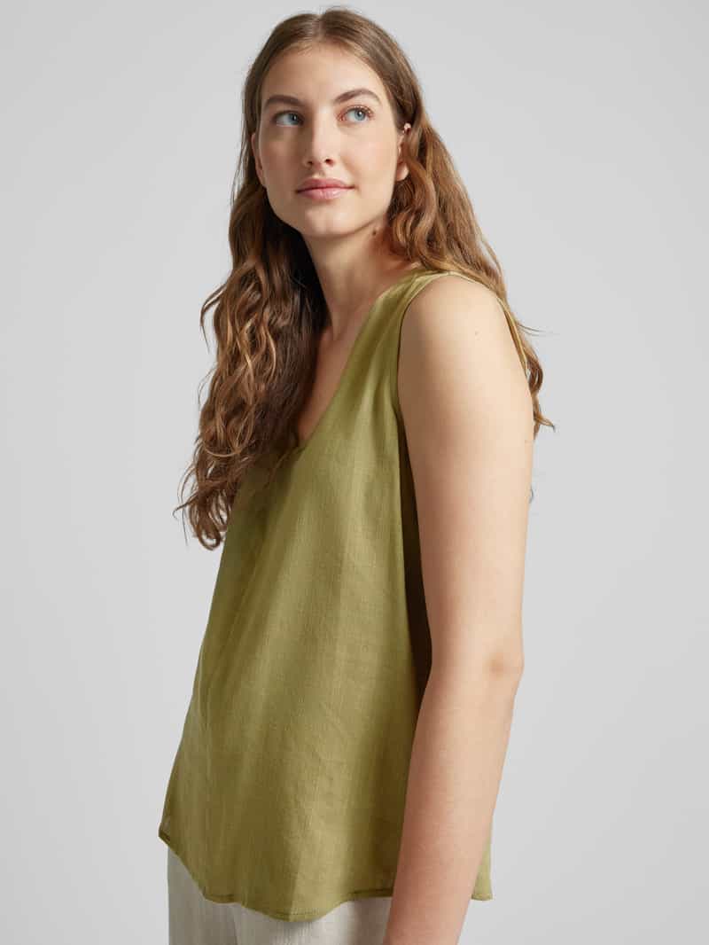 Fransa Blouse met V-hals model 'Juna'
