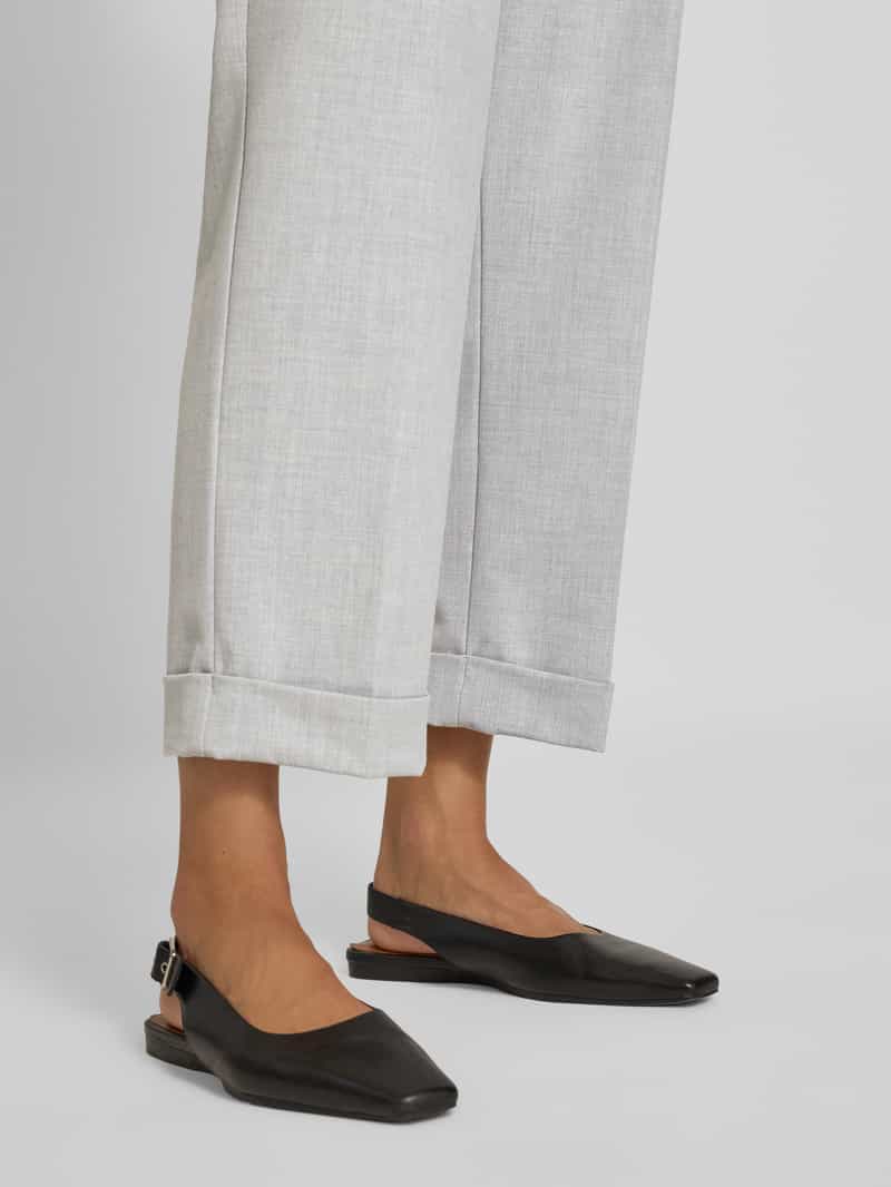 Opus Stoffen broek met persplooi model 'Melosa'