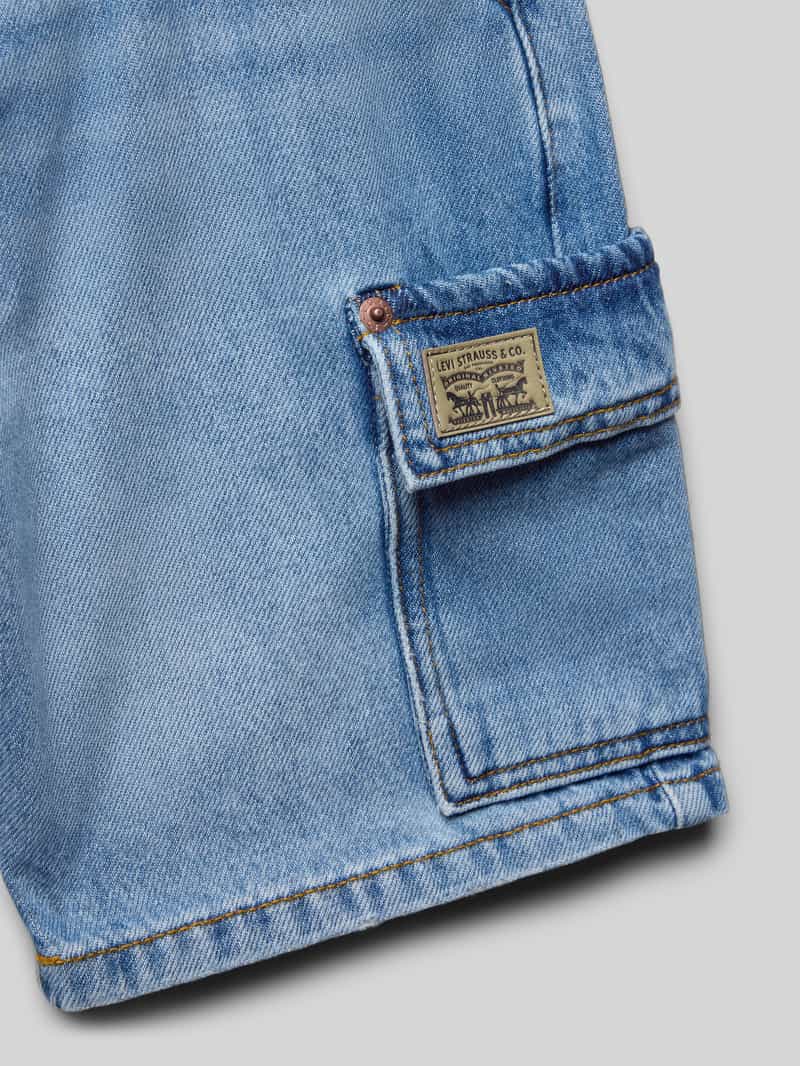 Levi s Kids Relaxed fit korte jeans met cargozakken